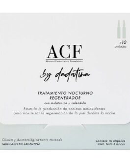 Acf By Dadatina Tratamiento Nocturno Regenerador X 10 Ampollas